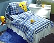 LOONEY TUNES - Tweety Bird Blues - SHEET SET - Toddler Size - Girls Bedding
