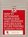 Book How to Determine Sample Size and Estimate Failure Rate in Life Testing (The Asqc Basic References in Quality Control, Vol 15)