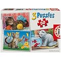 Playful Kittens Puzzles 3-pk.