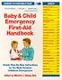 Baby and Child Emergency First Aid Handbook: Simple Step-By-Step Instructions for the Most Common Childhood Emergencies (Revised)