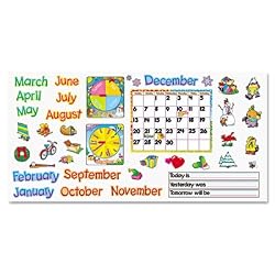 Trend T8302 Monthly Calendar (With Cling) Bulletin Board Set, 17 x22