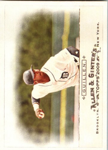 2009 Topps Allen & Ginter Baseball Card #54 Carlos Guillen Detroit Tigers - MINT Condition - Shipped In Protective ScrewDown Display Case!