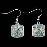NBA New Orleans Hornets Team Logo Dangle Earrings