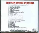 Gene Pitney: Recorded live on Stage