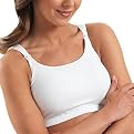 Nursing Sports Bra With Padded Straps - White