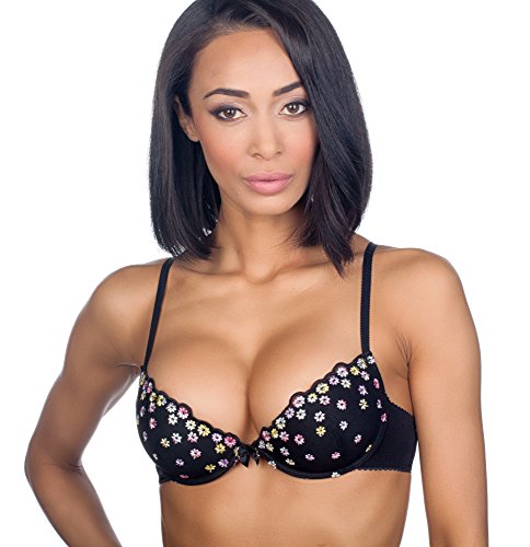 Timpa Duet Lace Daisies Molded Bra Style 130480