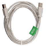 Buy (2) 6 foot USB 2.0 Printer Cord A to B Cable A B 6'  by eforcity