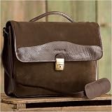New Yorker Buff Nubuck Leather Bag