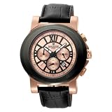 Lancaster Mens OLA0345RG NR Caputo rose Gold and Black Dial Watch Model by Lancaster