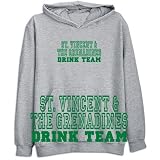 Sweatshirt Heather Gray  Drink Team St. Vincent & The Grenadines  Country