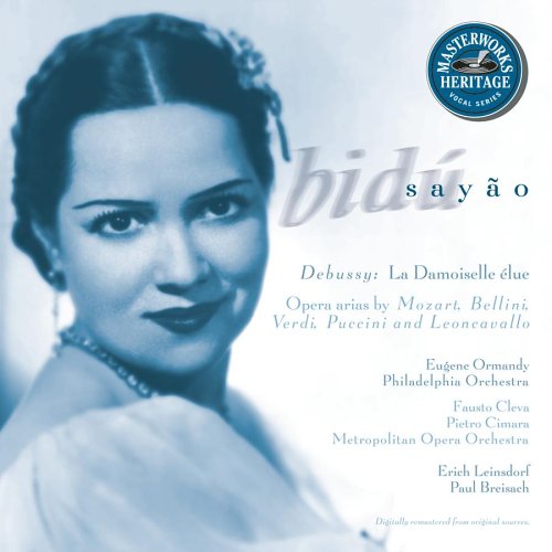 CD-Charts  Search : Bidu Sayão Sings Debussy, Leoncavallo, Mozart, Puccini and Verdi