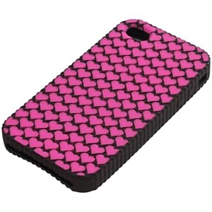 【クリックでお店のこの商品のページへ】aglow iPhone4 ハートケース チョコレート AGC-IP401CH