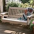 Great American Woodies Lifestyle Mission 4ft. Recycled Plastic Porch Swing