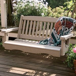 Mission Style Patio Swing, Lifestyle