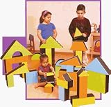 Edushape 5 Jumbo Textured Blocks, Set of 32