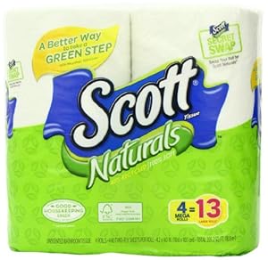 Scott Naturals Bath Tissue (4 Rolls)
