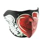ZANheadgear Neoprene Red Flames Half Face Mask