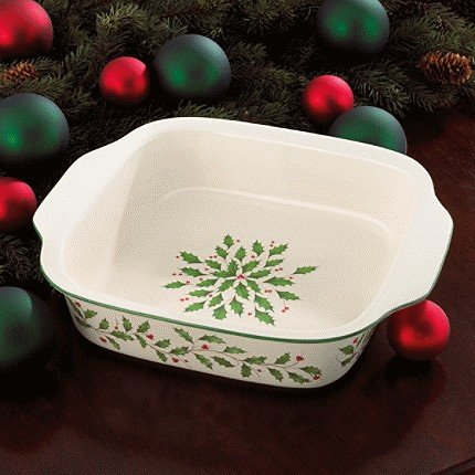 Lenox Holiday Large Square Baker