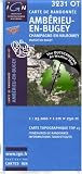 Amberieu-en-Bugey ~ IGN Top 25 3231OT (The Outstanding All Weather Map)
