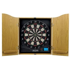 Halex 64572 Impact 4.0 SE Wood Cabinet ElectroLight Dartboard by 