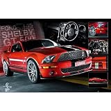 Ford Mustang - Poster (Shelby GT500 Cobra - Easton Chang Cars) (Size: 36 x 24) Transportation Poster Print, 36x24