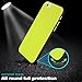 iPhone 6 Plus Case, LoHi Protective Premium Matte Durable TPU Case Shock-Absorption Bumper Case For Apple iPhone 6S Plus 5.5 Inch-Lime/Black