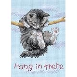 Dimensions Needlecrafts Counted Cross Stitch, Hang On Kitty