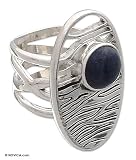 Lapis lazuli ring, 'Spirit Star' 9 (US Ring Size)