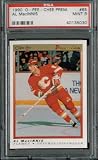 PSA 9 1990 Opeechee OPC Premier NHL Hockey Card Al MacInnis #65 Calgary Flames