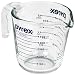 Kitchen & Housewares : Pyrex Prepware 2-Cup Measuring Cup, Clear with Blue Measurements