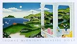 Seaside Golf, Art Poster by Thomas McKnight, size 39