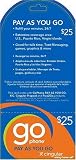 Cingular 25 Cingular Prepaid Card GOPHONE Pay as You Go