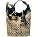 AUTHENTIC COACH BLEECKER SIGNATURE LARGE DUFFLE 11438 (Khaki/Black)