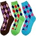 Diamond Argyle Trouser Socks In Your Choice of Colors by Foot Traffic