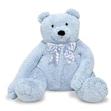 Melissa  Doug Jumbo Blue Teddy Bear - Plush