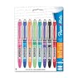 Paper Mate Liquid Flair Medium Tip Felt Porous Pens, 8 Colored Pens(28503)