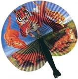 Paper Hand Fan: Big Cats