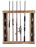 Rush Creek Log Cabin Style Vertical/Horizontal Rod/Lure Holder