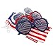 grinderPUNCH® Women's Emma Stripes Heart American Flags Sunglasses