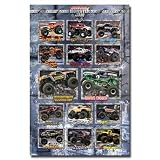 Monster Jam Grid Art Poster Print - 24x36