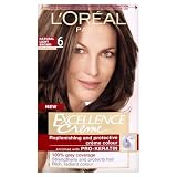 L'Oreal Excellence Permanent Hair Colour 6 Natural Light Brown