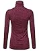 Doublju Womens Long Sleeve Turtleneck Knit Sweater Top (Made In USA) S-3XL
