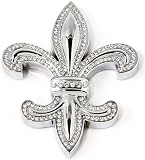 FLEUR DE LIS CAR EMBLEM, RHINESTONE FLEUR DE LIS