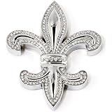 FLEUR DE LIS CAR EMBLEM, RHINESTONE FLEUR DE LIS by Luv Your Ride