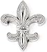FLEUR DE LIS CAR EMBLEM, RHINESTONE FLEUR DE LIS