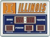 Licensed College Outdoor / Indoor Scoreboard, ILLINOIS