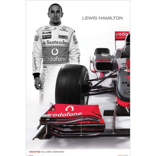 Vodafone McLaren Mercedes Lewis Hamilton poster