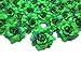 (24) Silk Green Roses Flower Head - 1.75