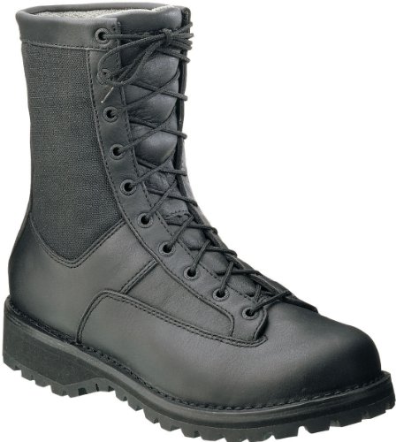 Rocky 2080 Men's Portland 8-inch Waterproof Boot Black 9 M US