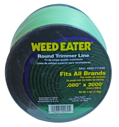 Where to buy Weed Eater 952711559 0.080-Inch by 2000-Foot Bulk Round String Trimmer Line